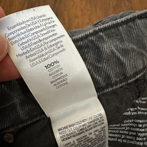 SNACKS by MOTHER High Waisted Slit Heel Jeans Wedge Mouth Watering - Picture 12 of 16